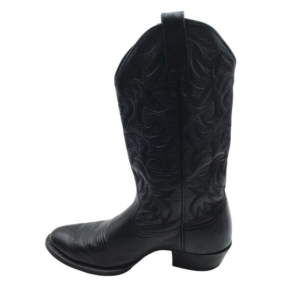 Ariat Mens Black Heritage Leather Western Boots US 11D Style 34770
